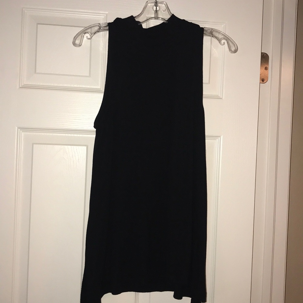 Black muscle tank style dress/long shirt